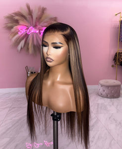 READY TO SHIP HIGHLIGHT STRAIGHT CUSTOM WIG