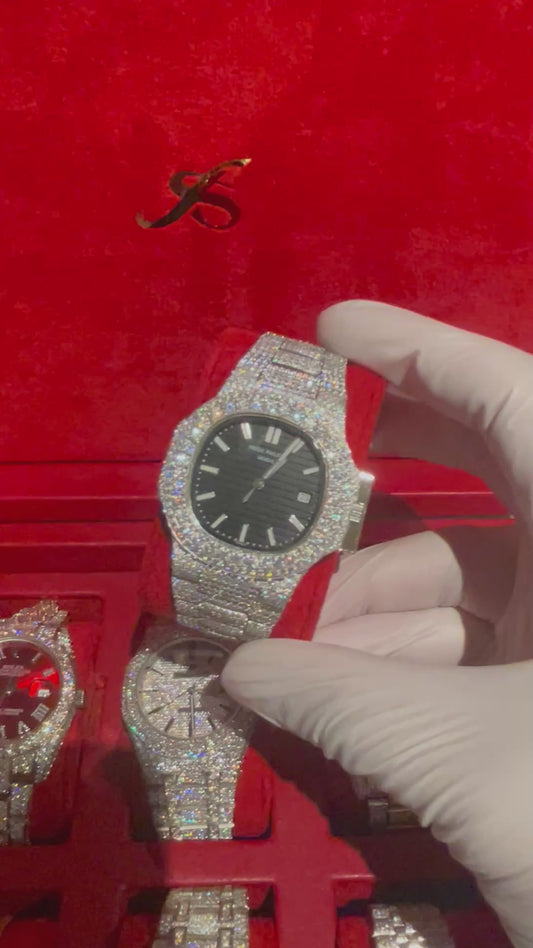 VVS MOISSANITE CUSTOM WATCH 41MM